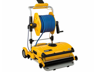 Image Robot piscine electrique Dolphin WAVE 300XL 50m telecommande et chariot