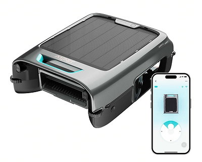Image Robot piscine skimmer de surface Aiper EcoSurfer S2 sans fil solaire
