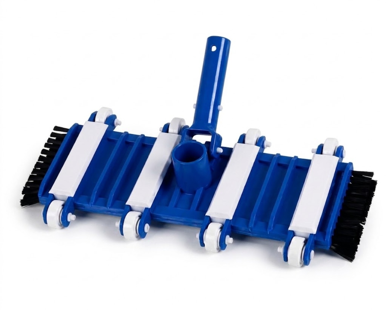 Tête De Balai Piscine PISCINEO - 8 Roues - 34cm - Pour Béton Et Carrelage - Nettoyage Optimal